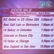 ESPN was on hand to cover the 2005 MLS Draft.