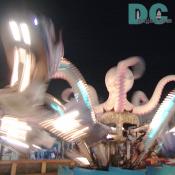 I run past an Octopus spinning it tentacles around in a blur.