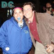 DCpages Staff member Doug White and park attendant seem possessed with having a good time.