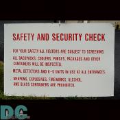 A Safety and Security Check Notice