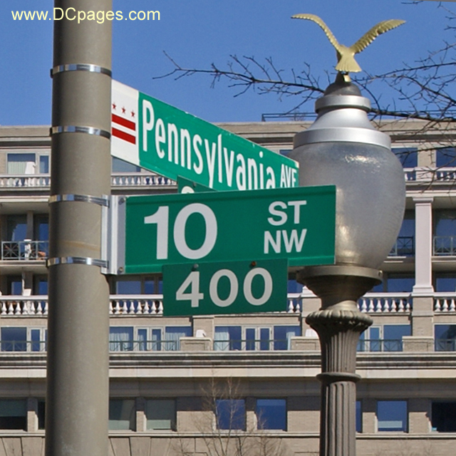 Pennsylvania Avenue and 10th Street