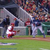 Balk Four! Atlanta Braves SS Yunel Escobar becomes the first player to draw a walk in Nationals Park.