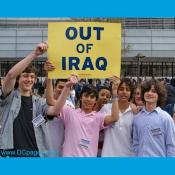 Sign - Out of Iraq