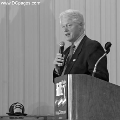 Bill Clinton Stumps Small Town Voters