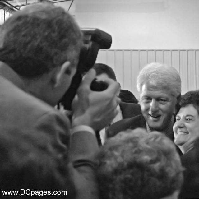 This Woman Smiles For the Camera With Bill