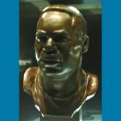 Bobby Mitchell Hall of Fame Bust