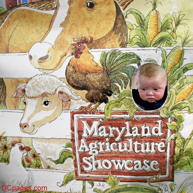 Baby Luke Supports The Maryland Agriculture Showcase Program