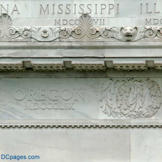South Exterior View  - Lincoln Memorial - Greecian Ionic Design