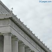 North East Exterior View - Lincoln Memorial Saw-Tooth Cornice