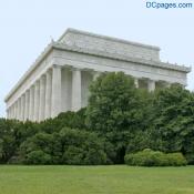 North East Exterior View - Lincoln Memorial in Summer