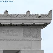 North West Exterior Corner View - Lincoln Memorial Attic Wall Frieze