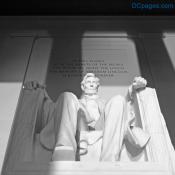 Lincoln Memorial - Seated Statue & Inscription