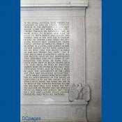 Lincoln Memorial - Interior Inscription