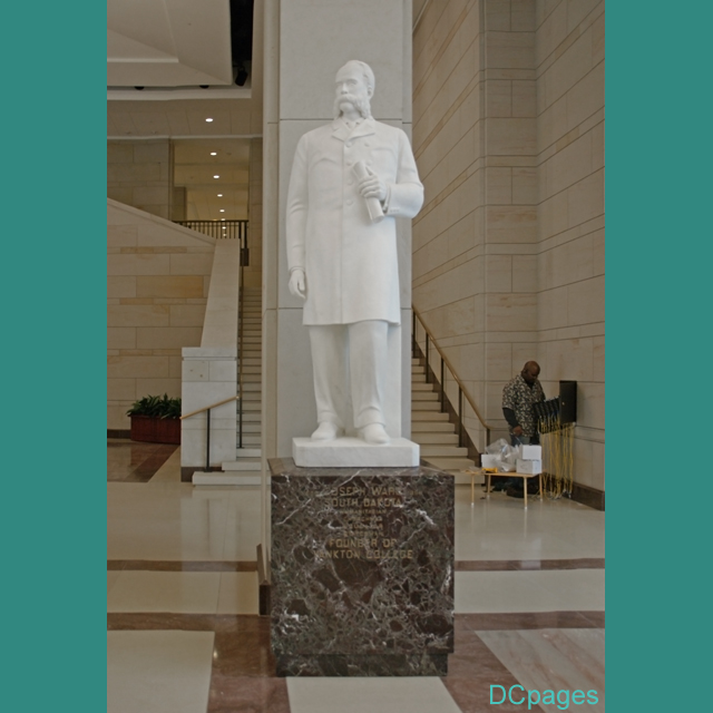 Emancipation Hall - Joseph Ward Marble Statue