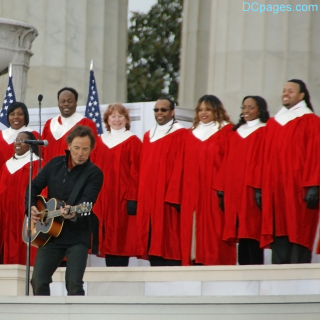 Bruce "The Boss" Springsteen with Gospel Choir