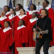 Bruce Springsteen performs at the Obama Inaugural Celebration
