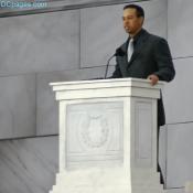 Tiger Woods speech at Lincoln Memorial