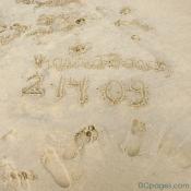 Writing in the sand