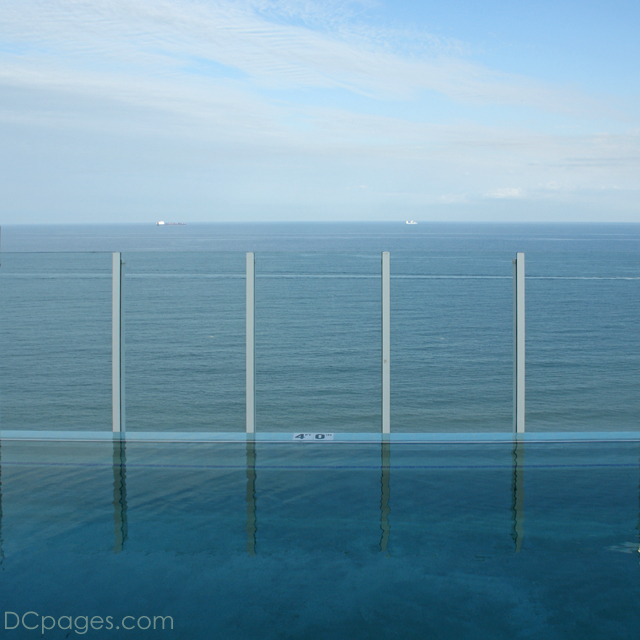 Infinity pool looking out to the breathtaking Atlantic Ocean