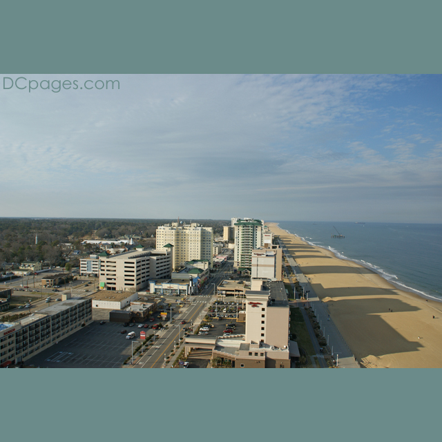 Aerial view of North Virginia Beach