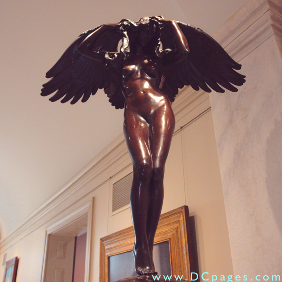 Second Floor - Gilded Age - Sculpture of Female Angel