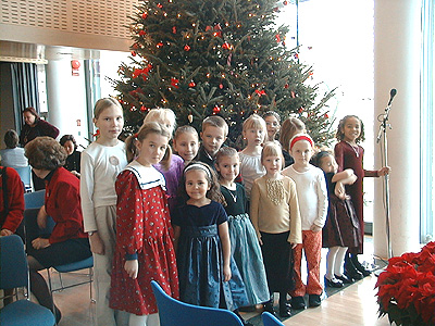 Embassys' staff children enjoying the holidays