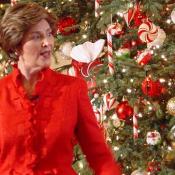 First Lady Laura Bush selected "A Season of Stories" for the 2003 holiday theme.