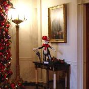 The Cat and the Hat made his appearance at the White House Holiday party.