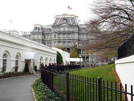 The Old Executive Office Building is located right next to the White House. 