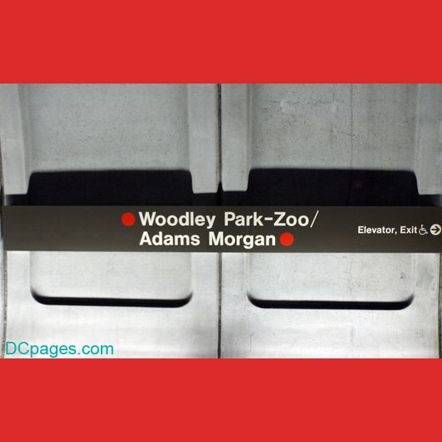 Riding on the Metro: DC's Woodley Park - Zoo/Adams Morgan station