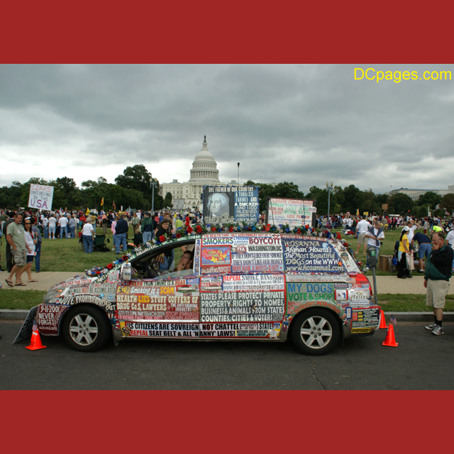 Colorful Protest Car From Kentucky