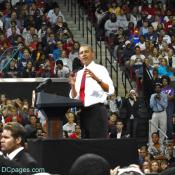 POTUS speaks to college students