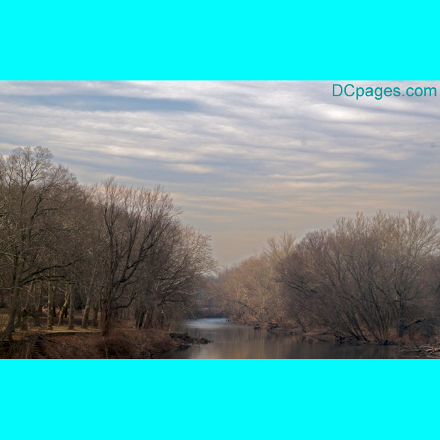 North View of Delaware River at Washington Crossing
