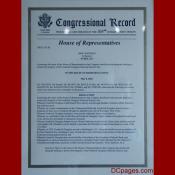 Congressional Record at Douglass House