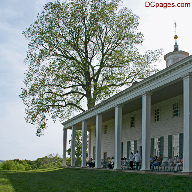Mount Vernon - back of the mansion