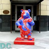 "Pandancer" invites you to enter McCormmick and Schmick's M&S Grill at 600 13th Street. Created by Pamela Wilde, this panda can be accessed by getting off at the Metro Center stop.
