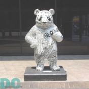 "Phosphorescent Panda" by Johannah Sloop is located in front of the Presidential Building on Pennsylvania Ave. The black and white intricate designs that adorn this bear are worth taking a minute to appreciate.