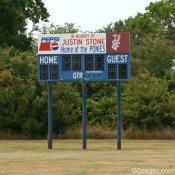 Chincoteague High School scoreboard