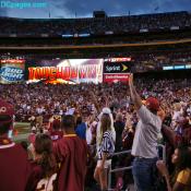 GinormaScreen says it all: REDSKINS TOUCHDOWN