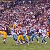 Tony Romo versus the Redskins