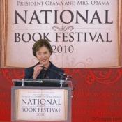 Mrs. Laura Bush speaks at the 2010 National Book Festival