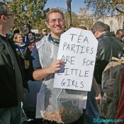 Sign - Tea Parties Are For Little Girls