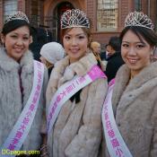 Pageant Queens in Chinese New Year Parade, Chinatown DC