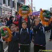 CACC's young girls with dragon heads