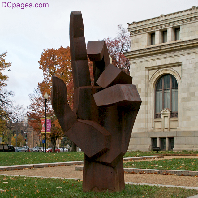 Hand Sculpture at Historical Society of Washington