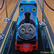 Scale model of Thomas the Tank Engine at B&O Museum