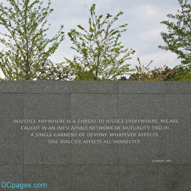 Martin Luther King Jr. Memorial Wall of Quotes