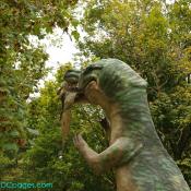 Gigantosaurus enjoys a tasty Pteranodon