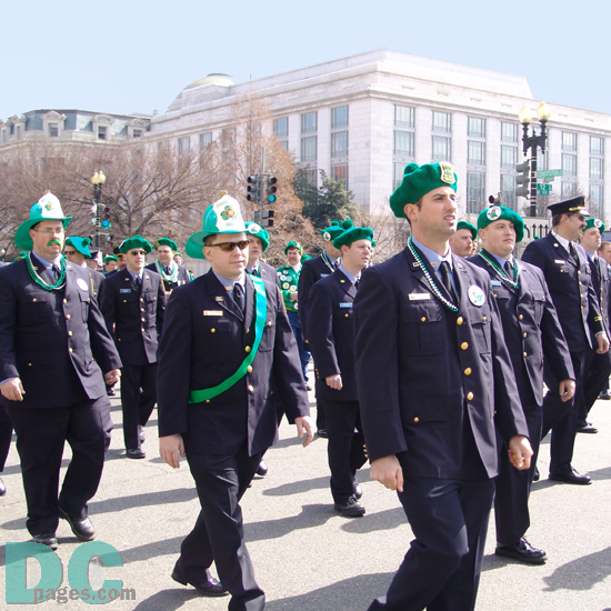 St Patricks Day Parade - Emerald Society DC Fire Department