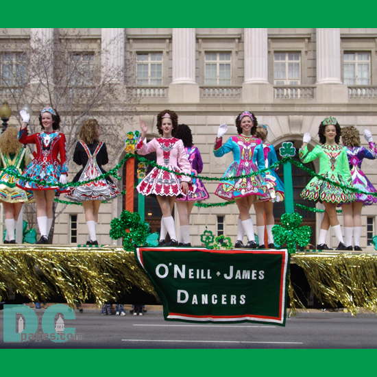 DC Saint Patricks Day - The O'Neil James Dancers perform traditional Irish Dancing.